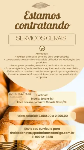 AUXILIAR DE SERVIÇOS GERAIS