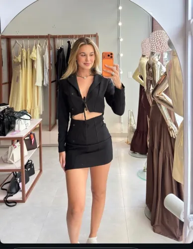 Vestido cropped