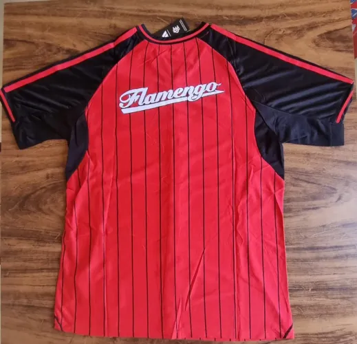 Camisa do Flamengo de botão edição especial beisebol