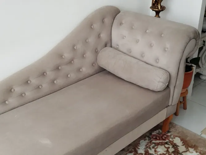 Divã recamier estilo europeu 