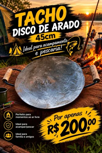 Tacho disco de Arado - Acampamento Pescaria