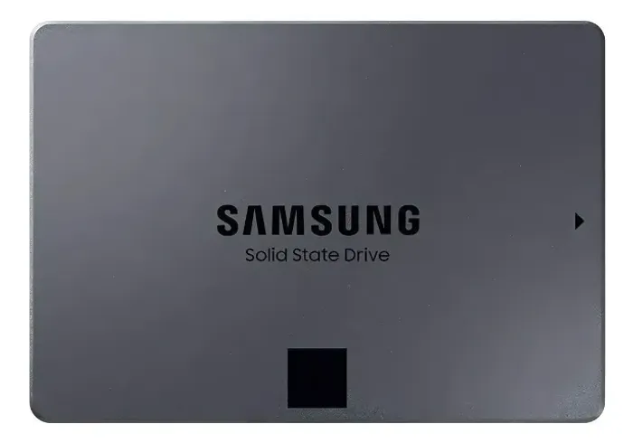 Disco sólido interno Samsung SSD 4TB 870 EVO SATA III 2.5 MZ-77E4T0BW preto