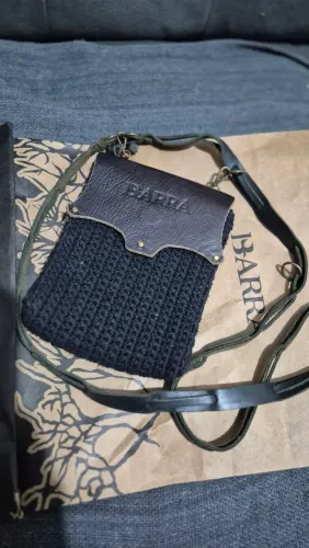 Bolsa lateral de crochê Barra Crew