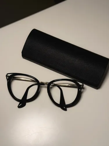 Armação de Óculos Prada Preto Original