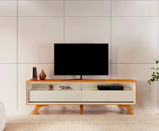 Rack para TV Firenze 180 Naturale Off White