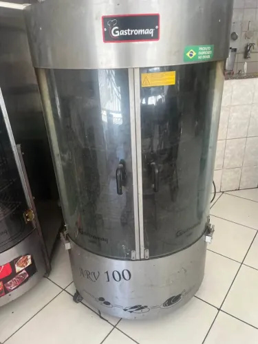 Forno giratório a gás 100kg ARV 100 gastronaq