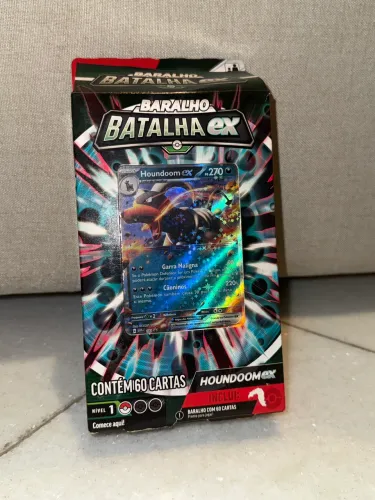 Baralho Batalha EX Houndoom EX Pokémon - Completo (60 cartas)