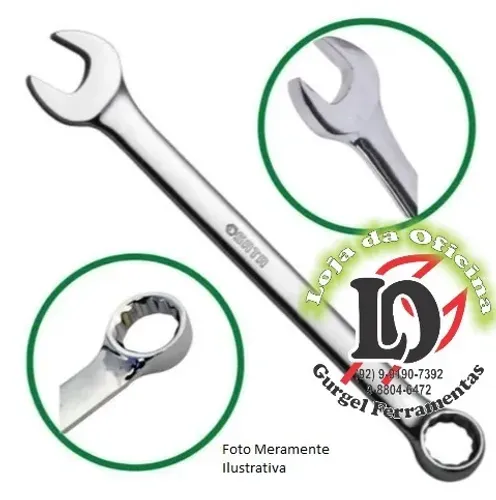 Chave Combinada ( Espelhada ) 17mm reta - Sata 106017