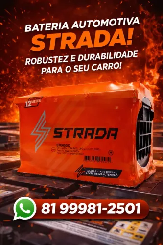 Bateria automotiva (PROMOÇÃO) 279,99 - 60AH