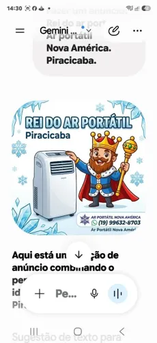 Ar Portatil Nova America( Rei do Ar Portatil)