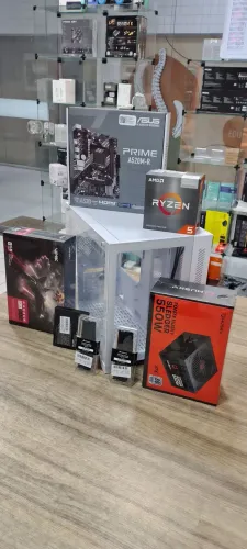 Pc Gamer Amd Ryzen 5 5600GT 16GB DDR4 SSD 480GB RX 580 8G - Loja fs Informática