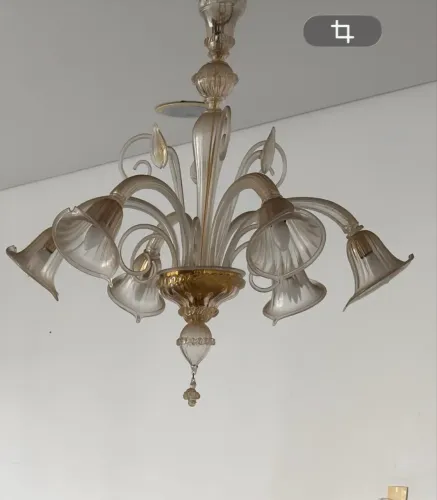 Vendo LUSTRE DE CRISTAL MURANO SEMI- NOVO