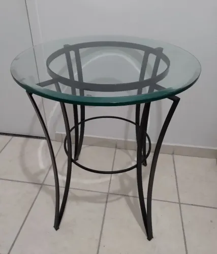 MESA VIDRO TEMP. 10MM BISOTADO