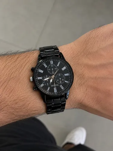 Relógio Geneva Preto NOVO