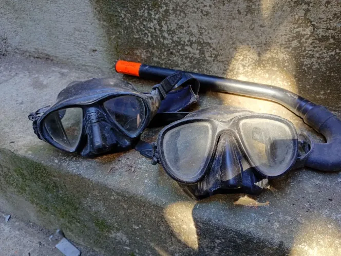 Equipamento de mergulho pesca sub