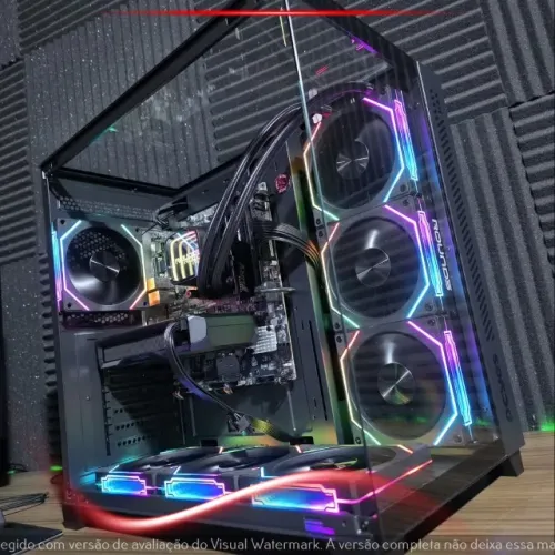 PC Gamer Ryzen 5 7600 RX 7600 16GB 1TB NVMe DDR5 ARGB
