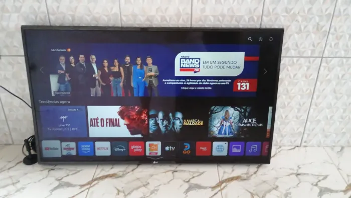 Tv LG 55 polegadas smart 4k Alexa comando de voz
