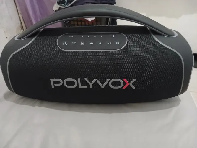 Caixa amplificada boombox som Polivox