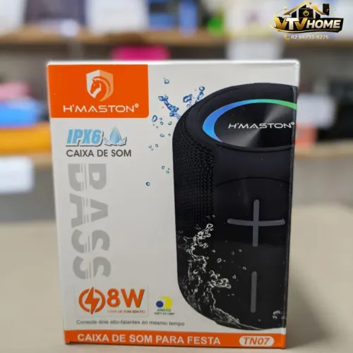 Caixinha de Som Hmaston 8W TWS + Entrega Grátis