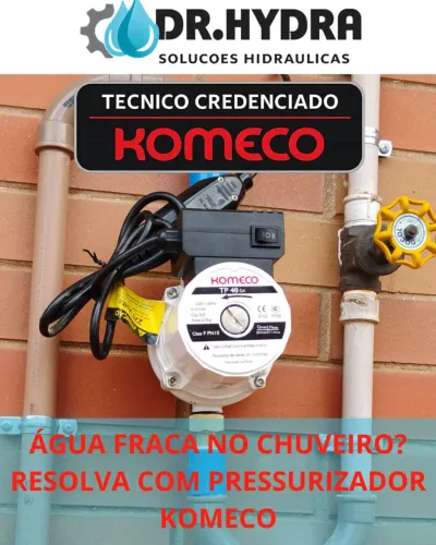 Encanador l Instalação de pressurizadores