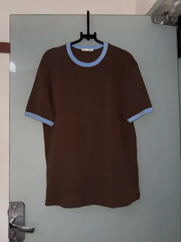 Camiseta Zara marrom M