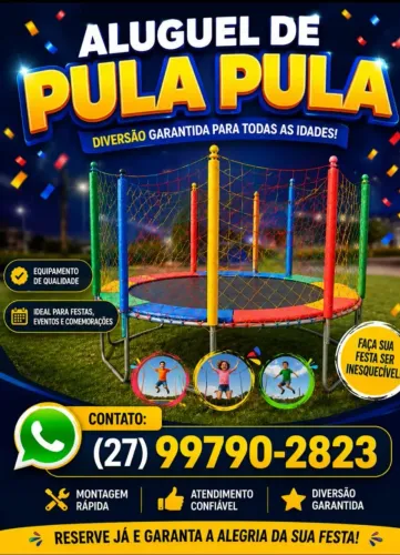 Aluguel pula-pula piscina de bolinha