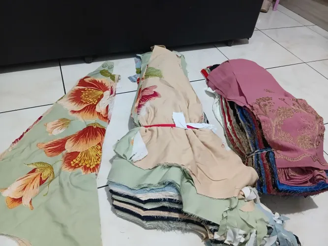 Sobra de tecidos para artesanato