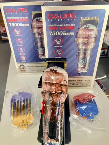 Máquina de Cortar Cabelo Daling DL-1231 - Sem Fio, Recarregável e Completa