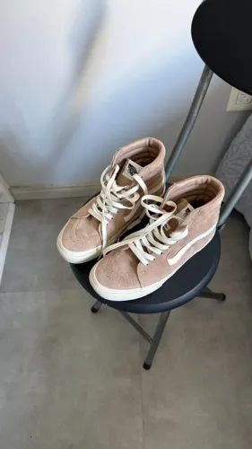 Tênis Vans Sk8-Hi creme - Nº 36