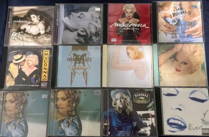 Coleção 12 cds madonna