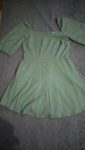 Vestido verde claro