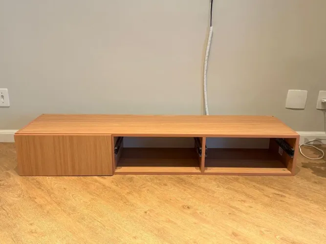 Aparador/Rack MDF Peroba Rosa - 138cm