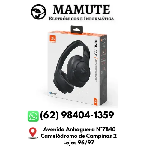 Fone De Ouvido Tune 720BT JBL Bluetooth Com Microfone