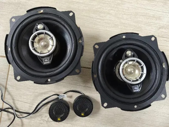 Kit Som Automotivo 2 Autofalantes JBL Selenium + 2 Tweeters Bravox | 4 Peças | 200W RMS