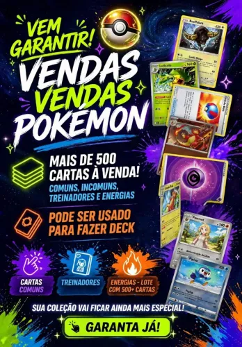 Cartas coleção Pokemon