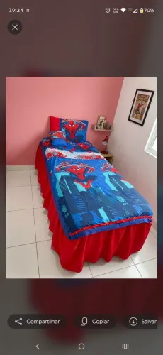 Colcha solteiro infantil