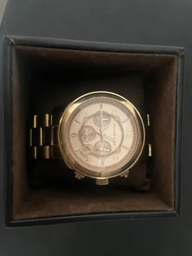 Relógio original Michel kors 8096 dourado