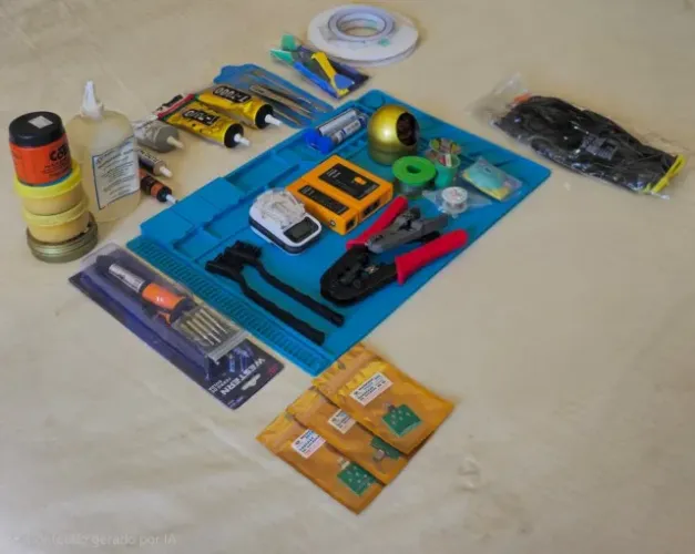 Kit Completo para Assistência Técnica de Celulares | Bancada Para iniciantes em manutenção