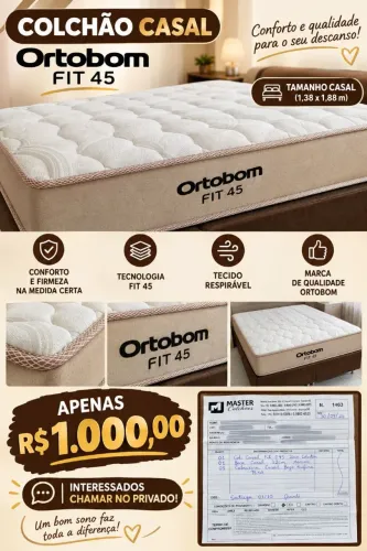 Colchão semi-novo, comprado menos de um mês