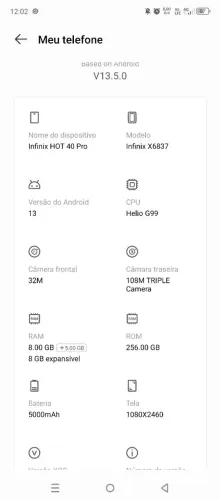 Inifinix 40 pro Aceito troca volta chama whatsapp 