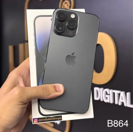 LOJA FÍSICA. IPHONE 14 PRO MAX 128GB PRETO | APARELHO TODO ORIGINAL | RETIRADA IMEDIATA