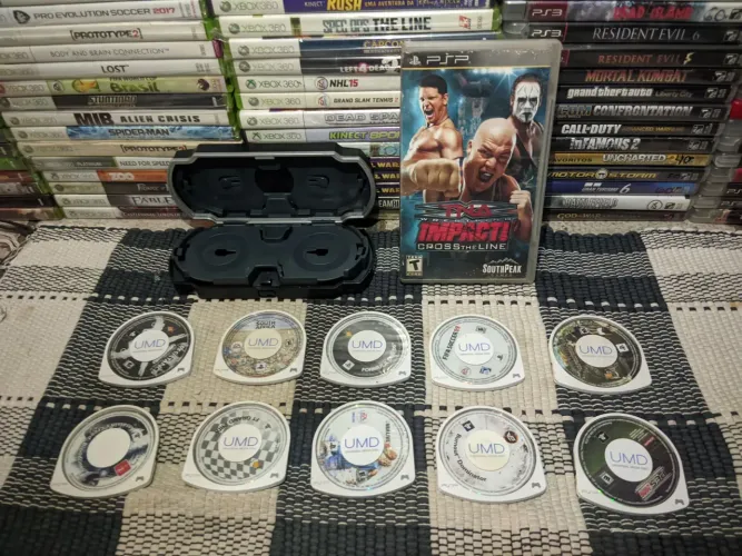 Jogos de PSP + case