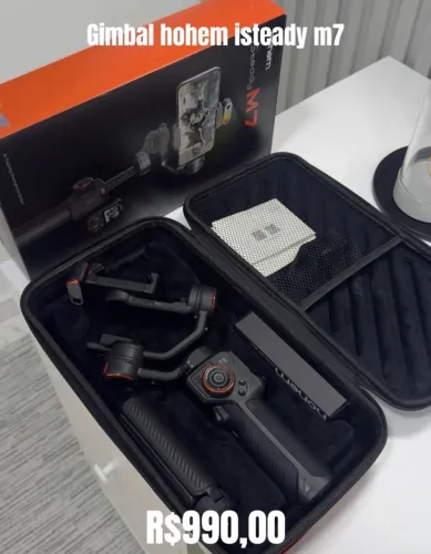 Gimbal Estabilizador Hohem iSteady M7 com Estojo Completo - Para Smartphone