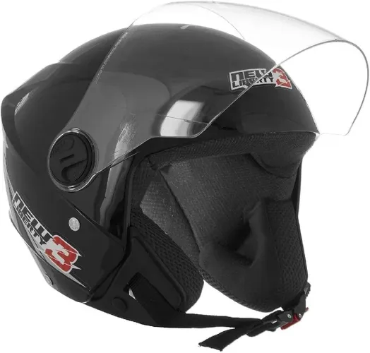 CAPACETE ABERTO PRO TORK NEW LIBERTY 3 SOLID PRETO TAM. 60