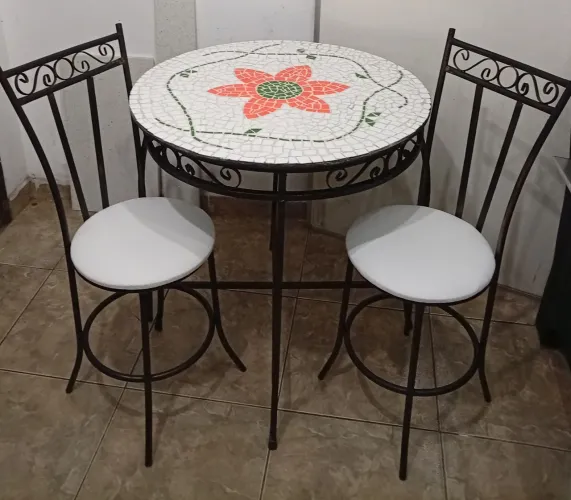 JG de Varanda Ferro e Mosaico