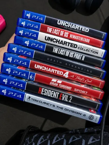jogos ps4, vendo somente o lote completo