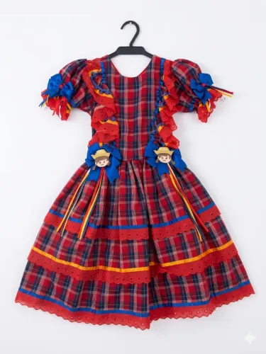 Vestido Junino Feminino Infantil