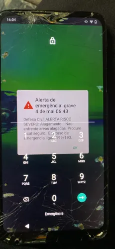 Sucata Moto G8 play - Placa e Bateria Original OK (P/ Peças)