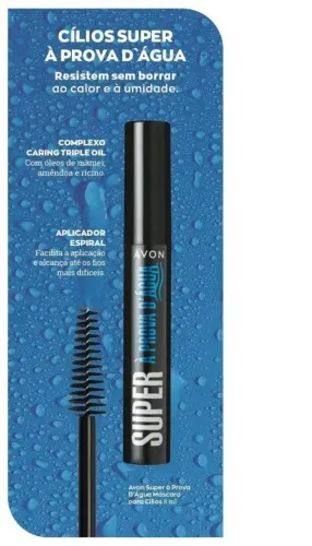 Máscara para Cílios a prova d'agua  da Avon