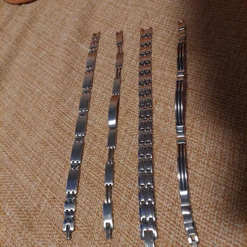Pulseiras Aço Inox Ótimo Estado